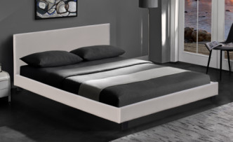 Konfigurowalna tkanina Czarna tapicerowana rama łóżka King Size Certyfikat EMC