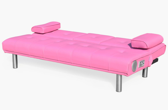 Nowoczesna rozkładana sofa ze sztucznej skóry 3-osobowa z rozkładaną sofą do salonu