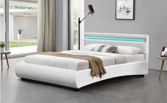Rozmiar królewski Led Polstered Bed Fram opcjonalne kolory z comfortbale sleep BSCI