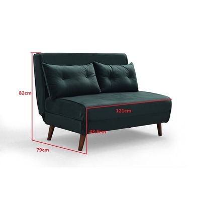 Słoneczna rozkładana sofa