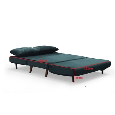 Słoneczna rozkładana sofa