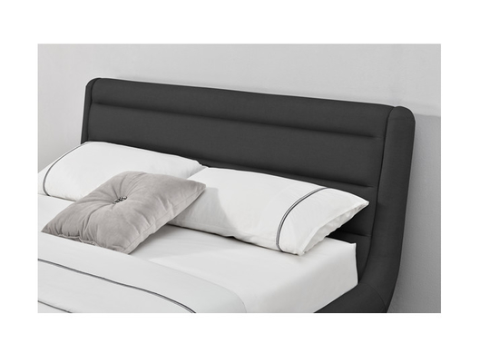 FSC OEM Black Linen Tapicerowany pokrowiec z tkaniny Queen Bed