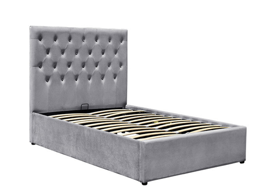 Mechanizm Ottoman Gas Lift Storage Bed Fabric Tapicerowane łóżko do przechowywania ODM