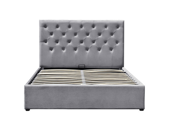 Mechanizm Ottoman Gas Lift Storage Bed Fabric Tapicerowane łóżko do przechowywania ODM