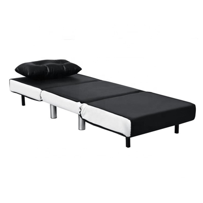 Velvet Corner Single Size Sofa Rozkładana tkanina PU OEM ODM